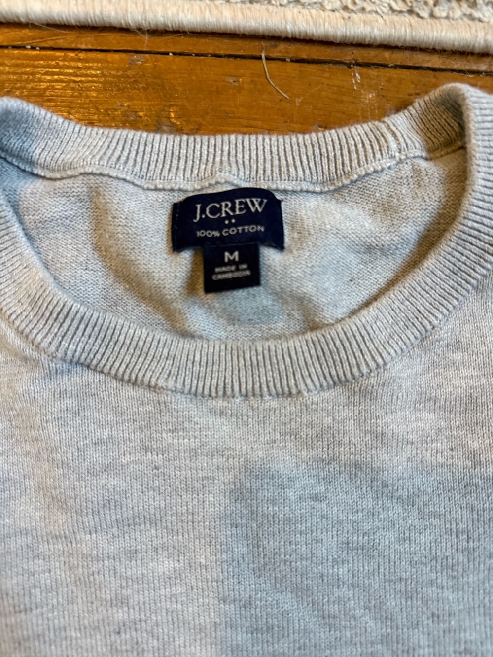 J. Crew Lightweight Cotton Crew Sweater